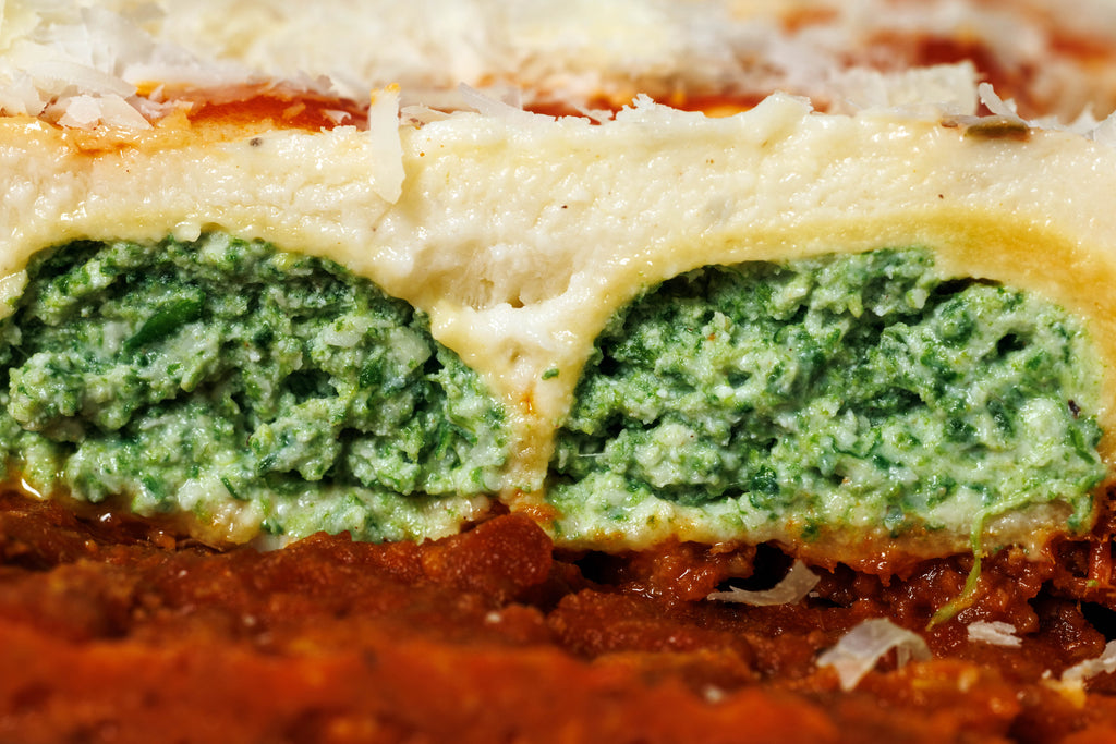 Канелоні зі шпинатом та сиром рікотта