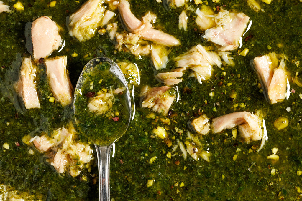 Песто з тунцем