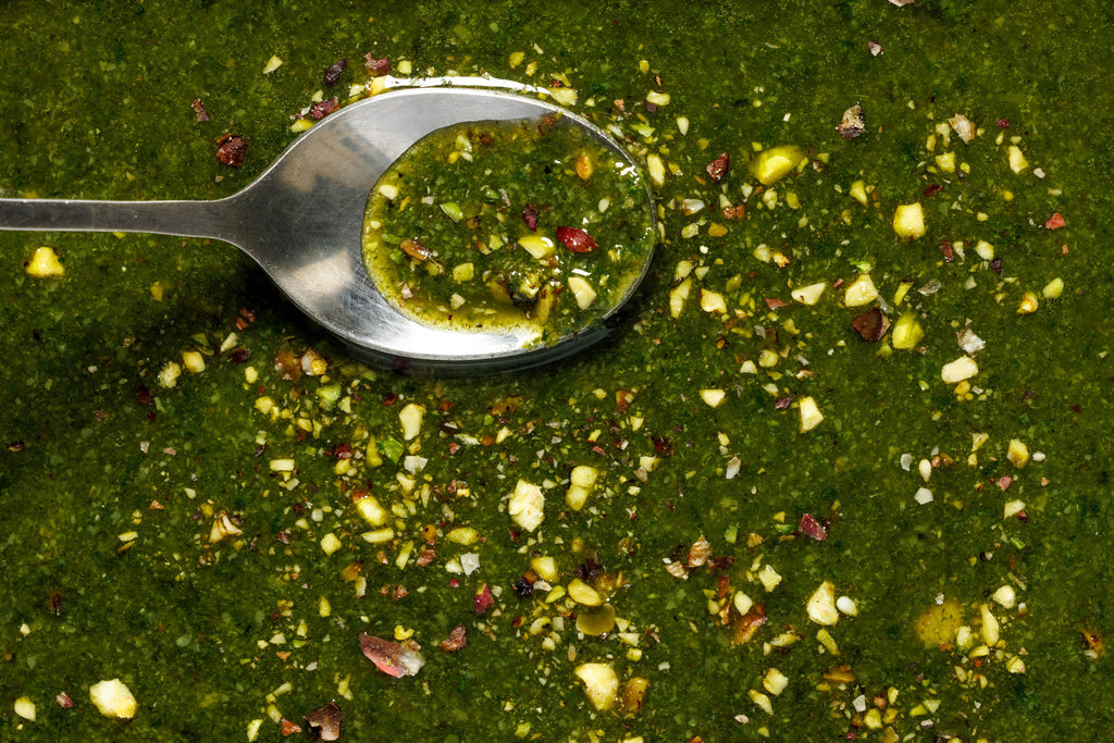 Песто Дженовезе з фісташками